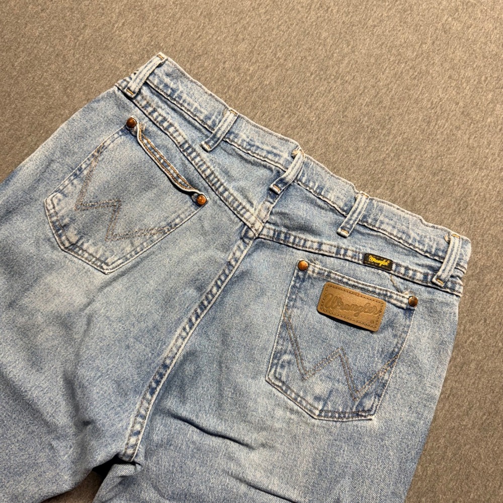 Wrangler Mens Regular Fit Straight Leg Jeans Light Wash 34x34 112361999